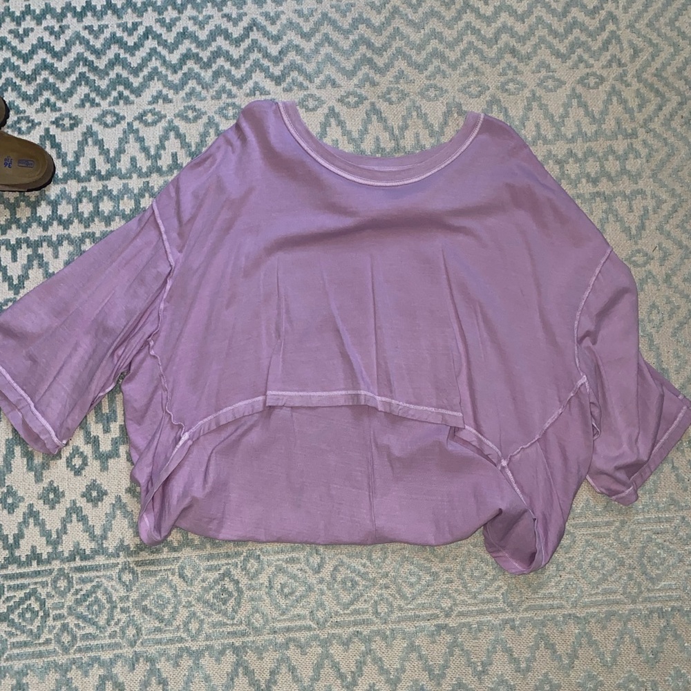 Free People cropped tee